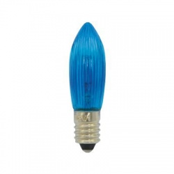 14V/3W žiarovka, E10, modrá