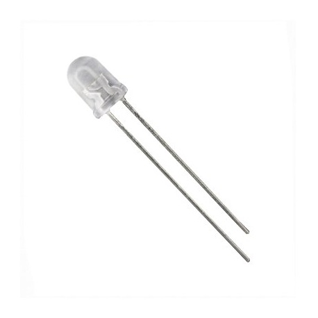 LED 5mm, 2,6V/70mA, 18000-22000mcd, červená