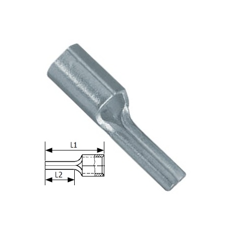 0,75-1mm2, lisovací kolík neizolovaný