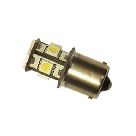 LED105W A-LED 12V (R5W) Ba15s číra 8xSUPER