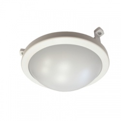 LED ochranné plastové svietidlo kruhové, IP54, 12W, 840lm, 4000K, 188mm, neutrálna biela