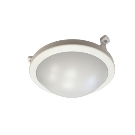 LED ochranné plastové svietidlo kruhové, IP54, 12W, 840lm, 4000K, 188mm, neutrálna biela