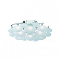 DULCIE 8LT CC FLUSH WH GLASS PEBBLES