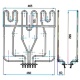 Alba 3x670W horné ohrievacie teleso