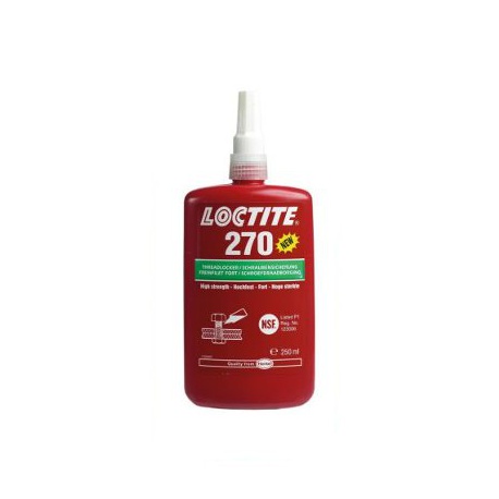 Loctite 270 - 250ml, vysokopevnostný zaisťovač závitov