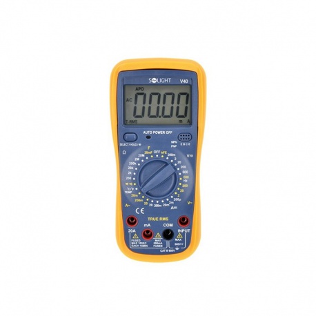 V40 digitálny multimeter, tru RMS