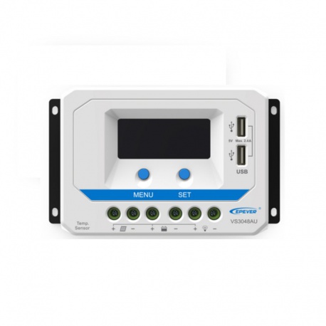 10A 12/24V PWM solárny regulátor s LCD displejom séria VS