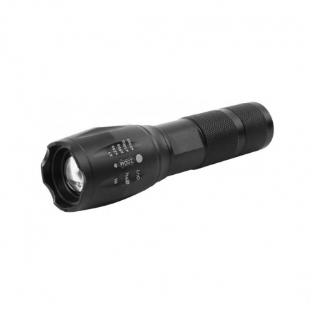 Svietidlo SP Flashlight FL001, T6 150 lm, Alu, 2200mAh, power bank, Zoom, USB nabíjanie