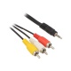 Jack 3,5mm - 3 x RCA vidlica, 3,2 m