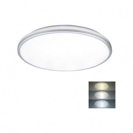 LED osvetlenie s ochranou proti vlhkosti, IP54, 24W, 2150lm, 3CCT, 38cm