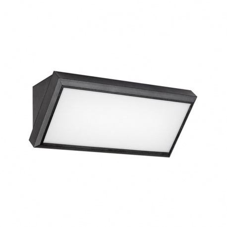 RAPLA, 12W, IP54, 1000lm, 4000K, LED svietidlo, čierne