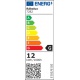 RAPLA, 12W, IP54, 1000lm, 4000K, LED svietidlo, čierne