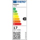 SMD-LED, E27, 17W, teplá biela, LED žiarovka