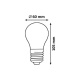 Filament-LED, E27, 7,2W, teplá biela, LED žiarovka