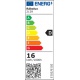 SMD-LED, 16W, tplá biela, LED panel