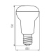 SIGO R63 LED 8W, E27-NW, LED žiarovka