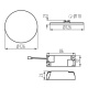 AREL LED DO 10W-NW svietidlo LED