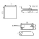 AREL LED DL 10W-NW svietidlo LED