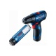 BOSCH GSR 120-LI Akumulátorový vŕtací skrutkovač, 12V 2x2.0Ah 06019G8004