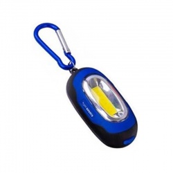Keychain, kľúčenka, prívesok, s karabinkou, LED 20 lm, modrá