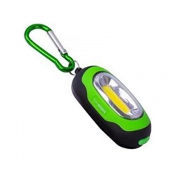 Keychain, kľúčenka, prívesok, s karabinkou, LED 20 lm, zelené