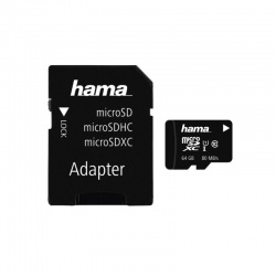 Hama microSDXC 64 GB Class 10 UHS-I 80 MB/s + Adapter/Mobile