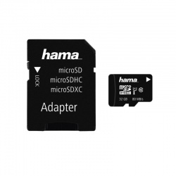 Hama microSDHC 32 GB Class 10 UHS-I 80 MB/s + Adapter/Mobile