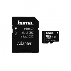 Hama microSDXC 128 GB Class 10 UHS-I 80 MB/s + Adapter/Mobile