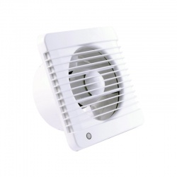 Ventilátor do kúpeľne s časovačom a čidlom vlhkosti O 125 mm, vyšší tlak vzduchu