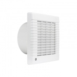 Ventilátor do kúpeľne s automatickou žalúziou na 12V do veľmi vlhkého prostredia O 125 mm