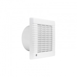 Ventilátor do kúpeľne s automatickou žalúziou bez prídavných funkcií O 150 mm, úsporný