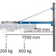 Otočné rameno 1200 100-600 kg