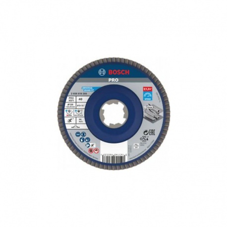 Flap Disc BfM,125,G40,X-Lock