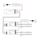 SR-3002 zosilovač PWM 12-36V 4x8A /96-288W/ 32,5A signálu stmievačov pre LED pásiky