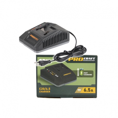 Nabíjačka pre 20V Li-ion akumulátory Procraft Industrial C20/6